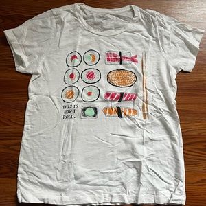 J. Crew Sushi medium T-shirt